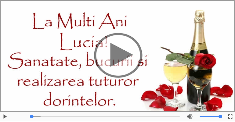 Felicitare muzicala - Happy Birthday Lucia!