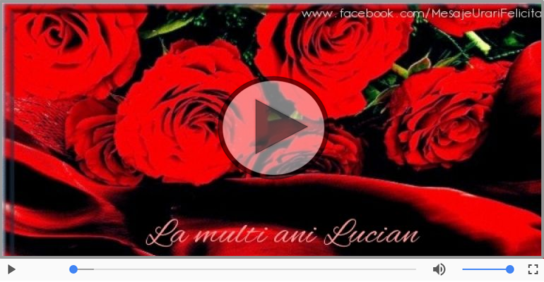 La multi ani, Lucian!