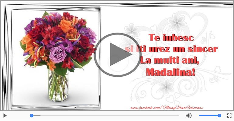 Happy Birthday to you, Madalina!