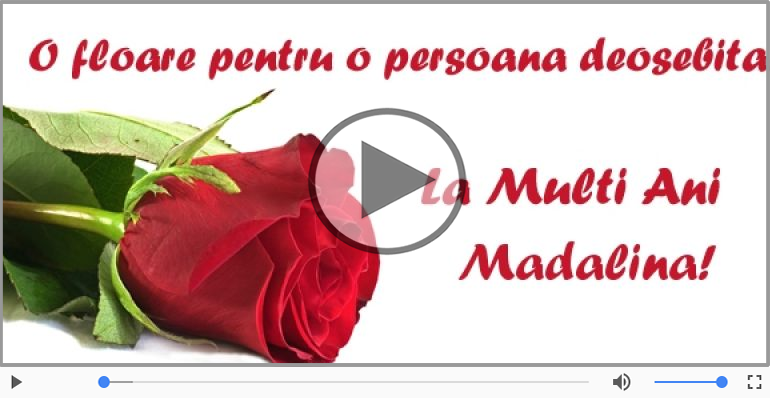 It's your birthday, Madalina! La multi ani!