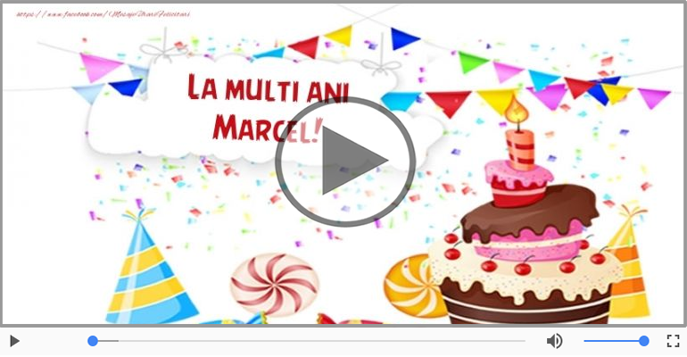 It's your birthday, Marcel! La multi ani!
