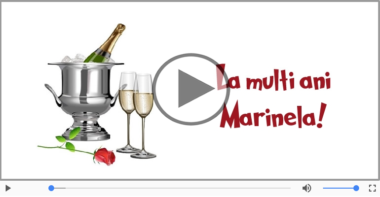Felicitare muzicala - Happy Birthday Marinela!