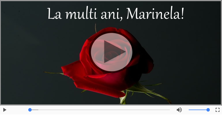 Cantec de la multi ani pentru Marinela!