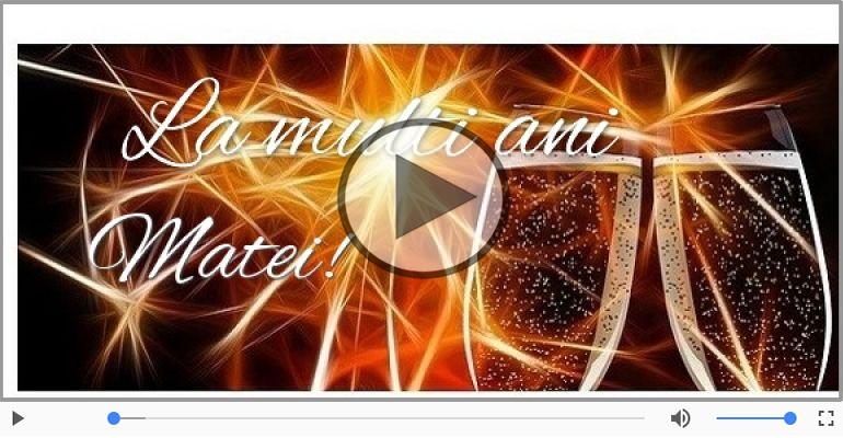 La multi ani, Matei!