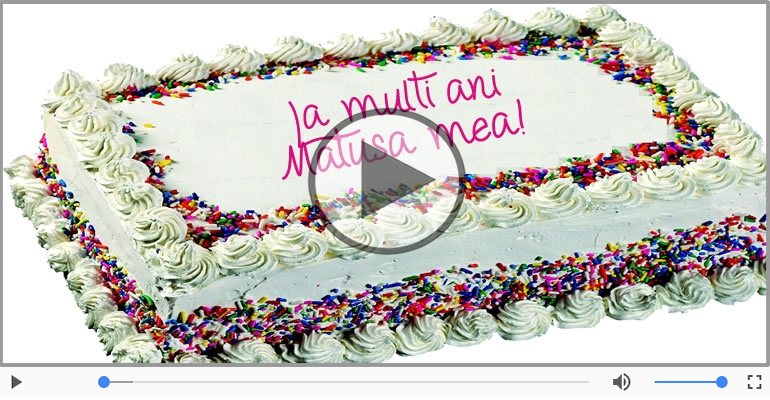 La multi ani, Draga matusa! Happy Birthday Draga matusa!