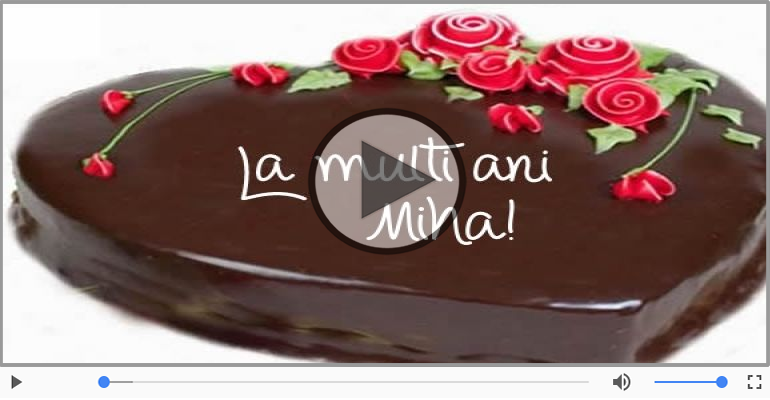 It's your birthday, Miha! La multi ani!