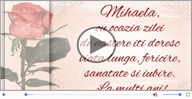 Happy Birthday Mihaela!