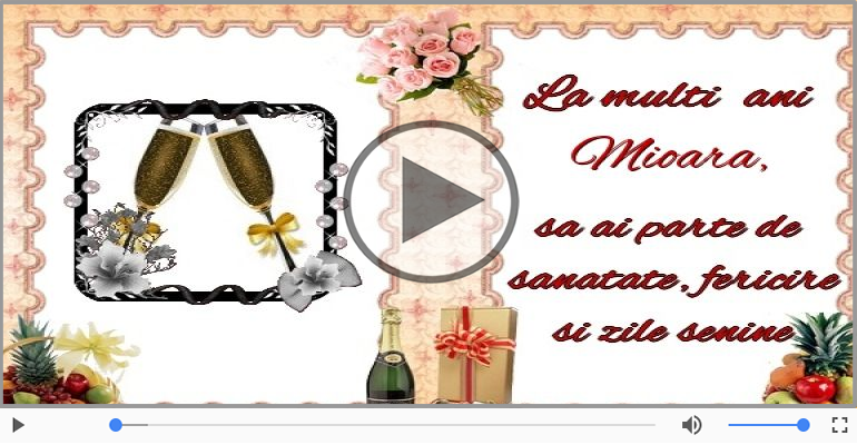 La multi ani, Mioara!