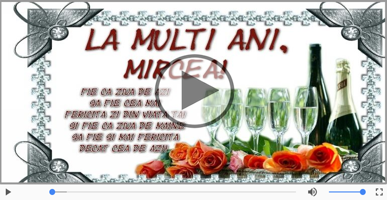 It's your birthday, Mircea! La multi ani!