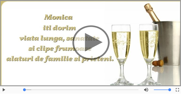 La multi ani, Monica! Happy Birthday Monica!