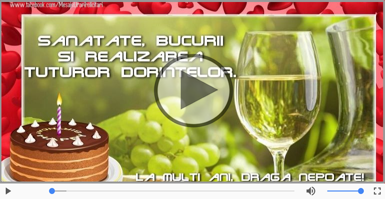 Cantec de la multi ani pentru Nepot!