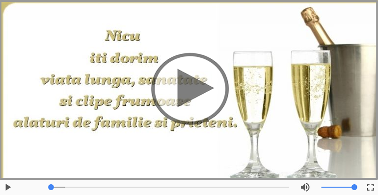 Felicitare muzicala - Happy Birthday Nicu!
