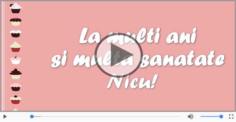 Happy Birthday to you, Nicu!