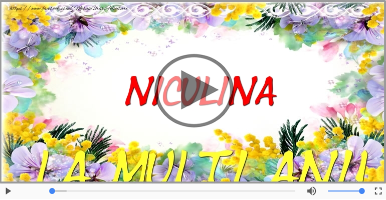 La multi ani, Niculina!