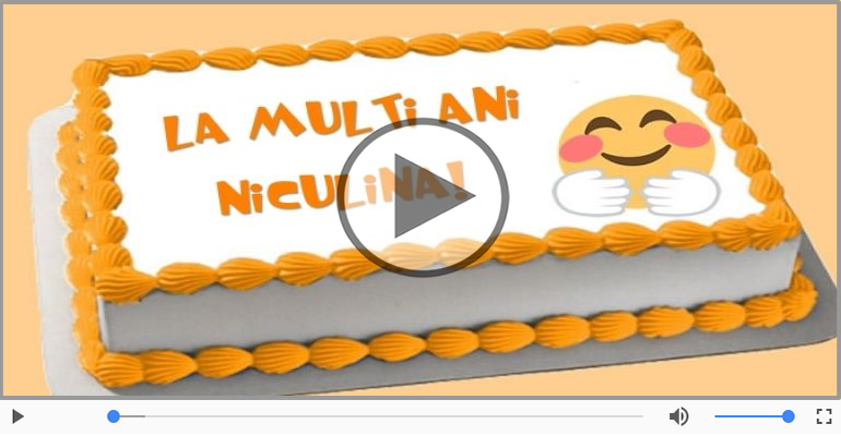 Felicitare muzicala - Happy Birthday Niculina!