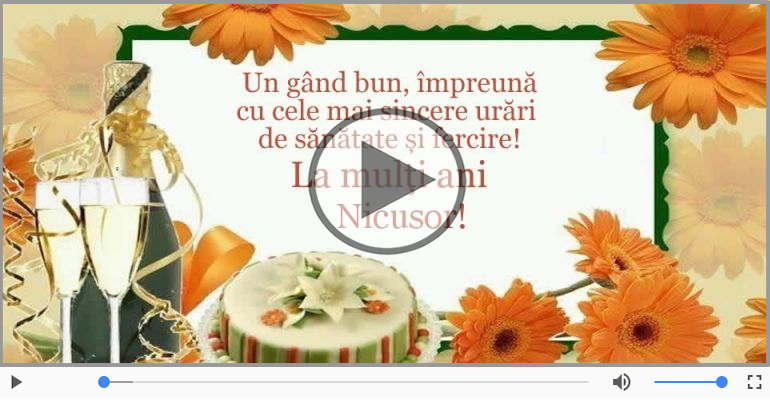 La multi ani, Nicusor!