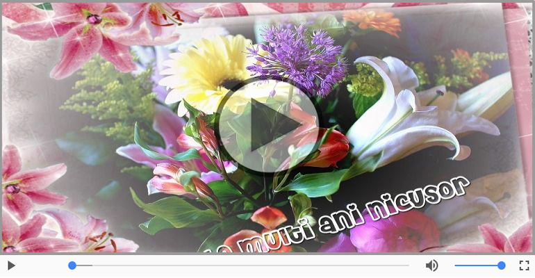 Pentru Nicusor: La multi ani fericiti e ceea ce-ti doresc!