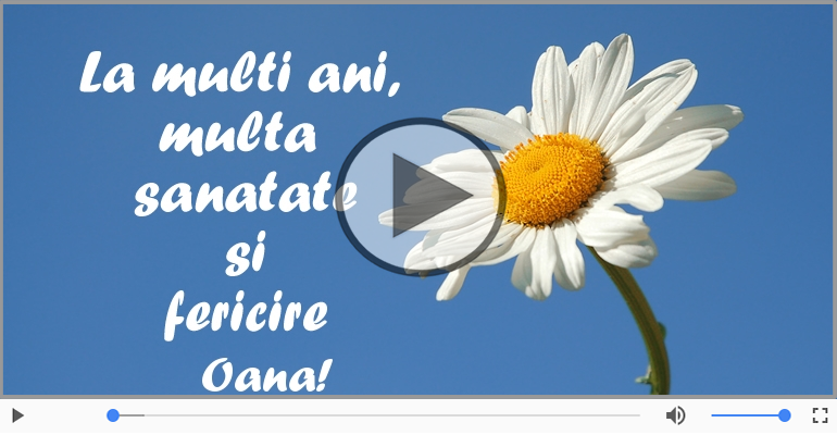 La multi ani, Oana! Happy Birthday Oana!