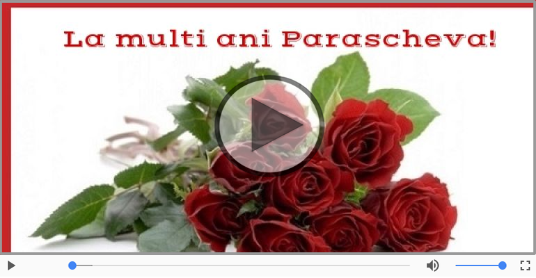 Felicitare muzicala - Happy Birthday Parascheva!