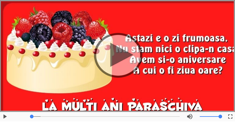 La multi ani, Paraschiva!