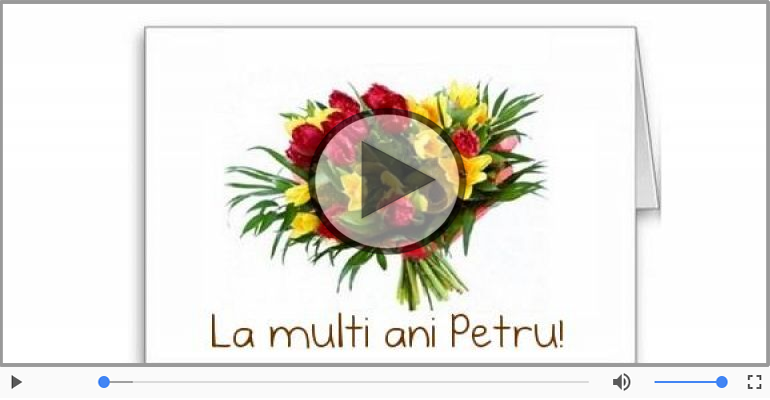 Cantec de la multi ani pentru Petru!