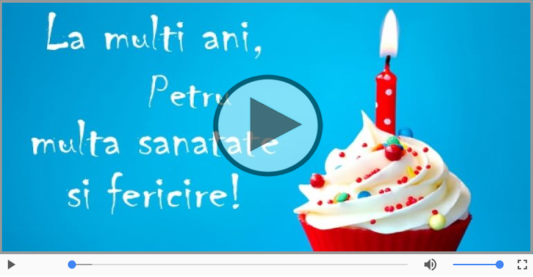La multi ani, Petru!