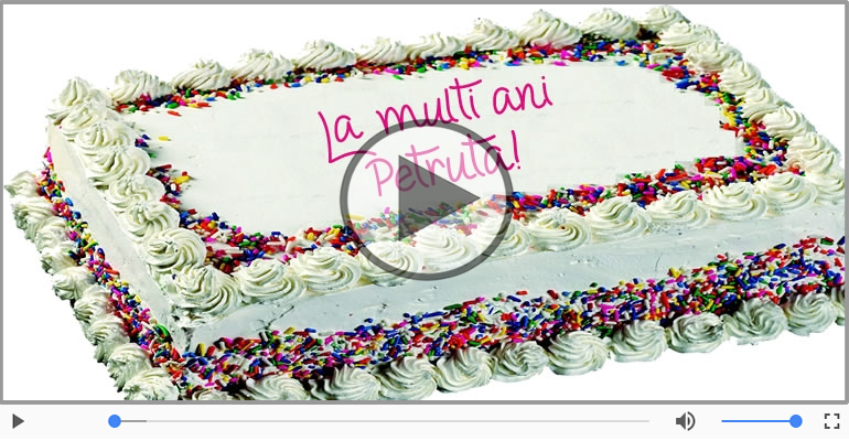 Happy Birthday Petruta!