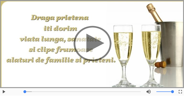 Happy Birthday to you, Draga prietena!