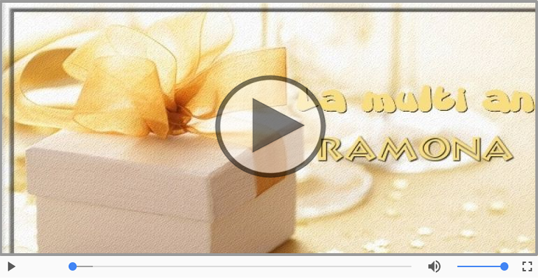 Cantec de la multi ani pentru Ramona!