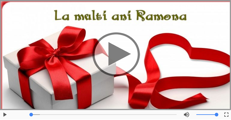 It's your birthday, Ramona! La multi ani!