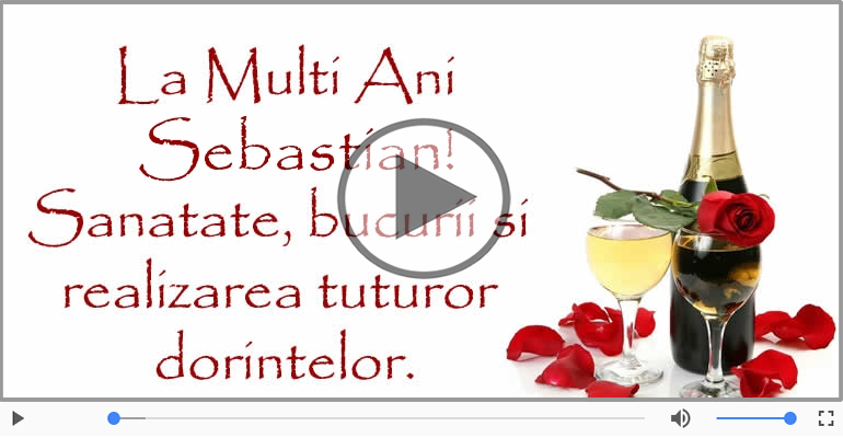 Felicitare muzicala - Happy Birthday Sebastian!