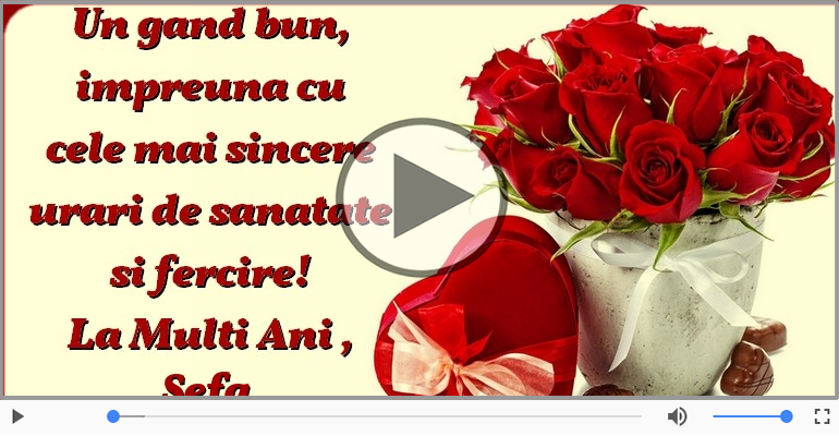 Multi ani traiasca de ziua de nastere pentru sefa!