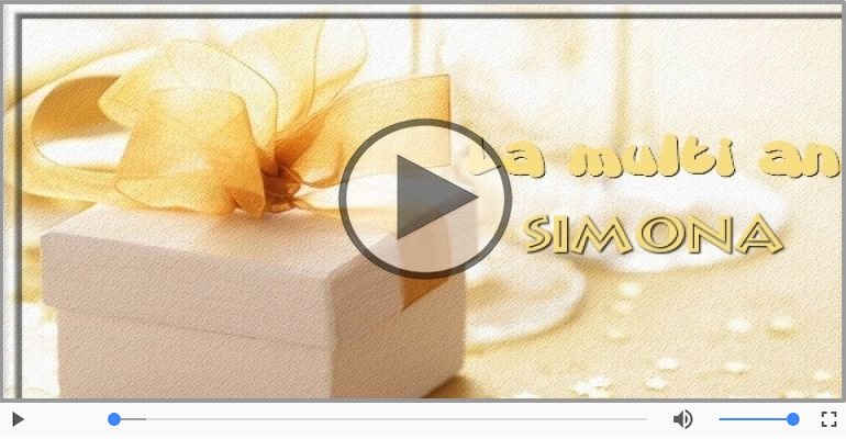 Happy Birthday Simona!