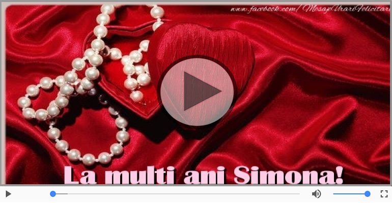 La multi ani, Simona!