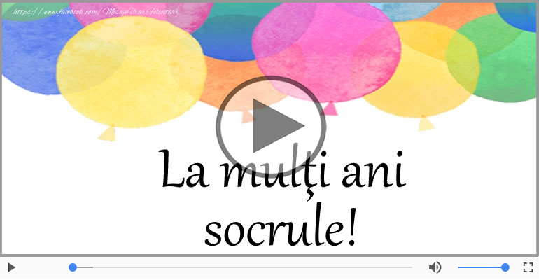 La multi ani pentru Socru!