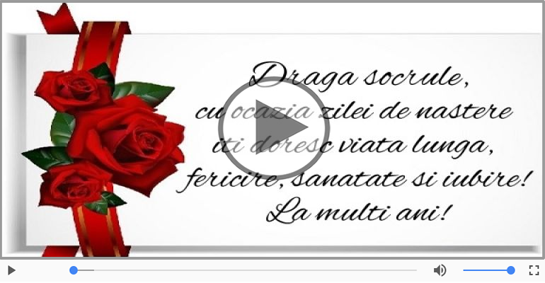 Cantec de la multi ani pentru Socru!