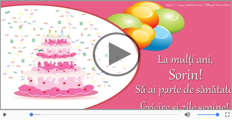 La multi ani, Sorin! Happy Birthday Sorin!