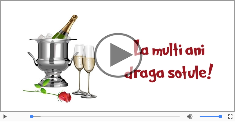 Multi ani traiasca de ziua de nastere pentru Sotul meu!