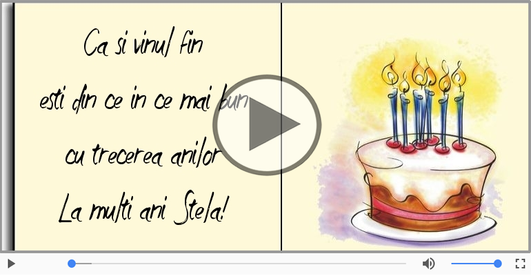 La multi ani, Stela!