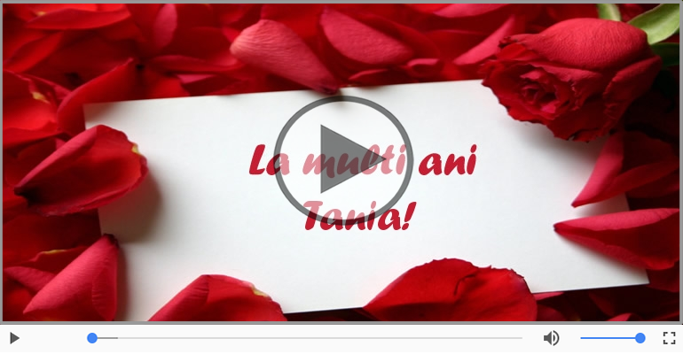 Multi ani traiasca de ziua de nastere pentru Tania!