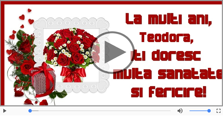 Felicitare muzicala - Happy Birthday Teodora!