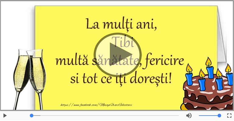 La multi ani, Tibi! Happy Birthday Tibi!