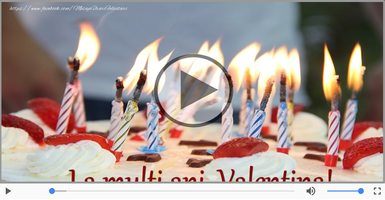 La multi ani, Valentina! Happy Birthday Valentina!