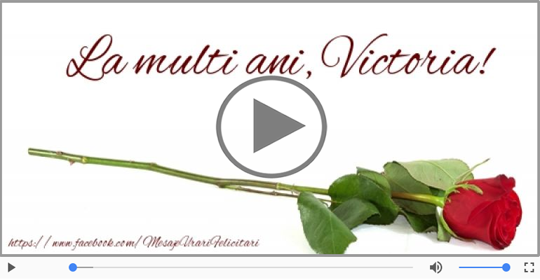 Cantec de la multi ani pentru Victoria!