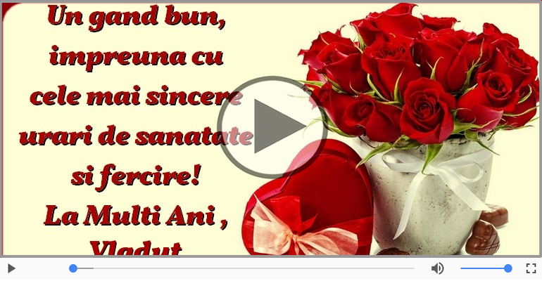 La multi ani, Vladut! Happy Birthday Vladut!