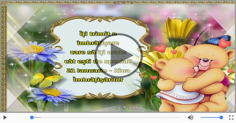 21 Ianuarie - Ziua Internationala a Imbratisarilor