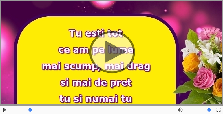 Tu esti tot ce am pe lume