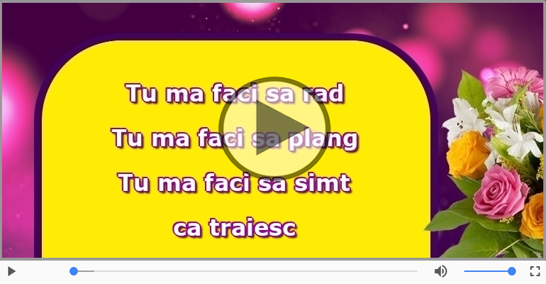 Tu ma faci strig: Te iubesc!