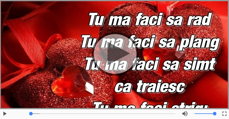 Tu ma faci strig: Te iubesc!