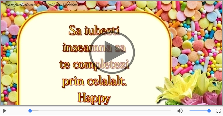 Sa iubesti inseamna ...